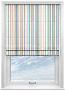The British Stripe Co. Elizabeth, Brighton No.1 - Twist&Fit Roman Blind